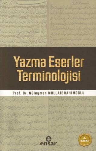 Yazma Eserler Terminolojisi - 1