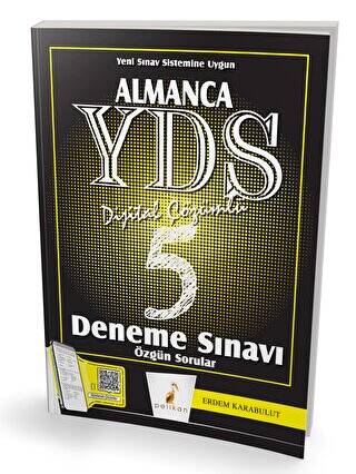 YDS Almanca Dijital Çözümlü 5 Deneme Sınavı - 1