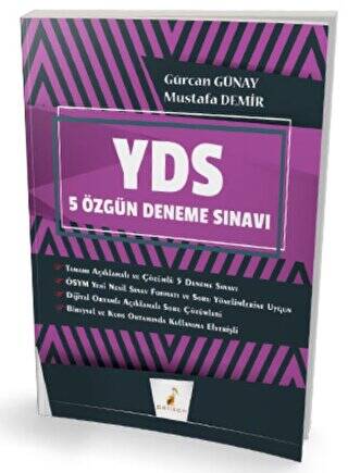 YDS İngilizce Çek Kopar 5 Özgün Deneme Sınavı Dijital Çözümlü - 1