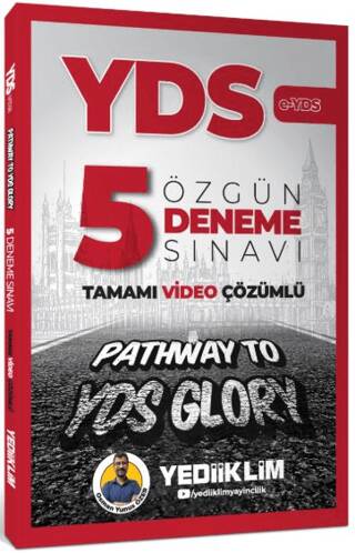 YDS E-YDS Tamamı Video Çözümlü Özgün 5 Deneme Sınavı - 1