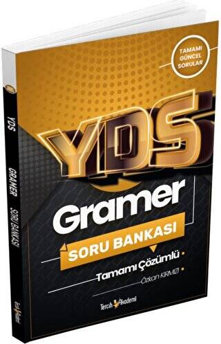 YDS Gramer Tamamı Çözümlü Soru Bankası 2022 - 1