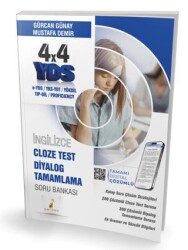 YDS İngilizce 4x4 Cloze Test Diyalog Tamamlama Soru Bankası - Pelikan Tıp Teknik Yayıncılık