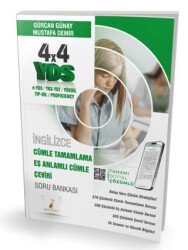 YDS İngilizce 4x4 Cümle Tamamlama Eş Anlamlı Cümle Çeviri Soru Bankası - Pelikan Tıp Teknik Yayıncılık