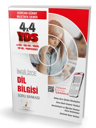 YDS İngilizce 4x4 Dil Bilgisi Soru Bankası - 1