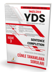 YDS İngilizce Sentence Completion Issue 3 - Pelikan Tıp Teknik Yayıncılık