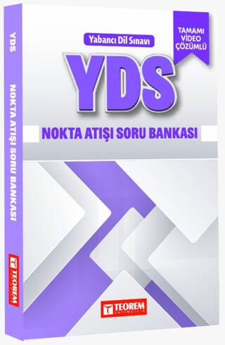 YDS Nokta Atışı Soru Bankası - Tamamı Video Çözümlü - 1
