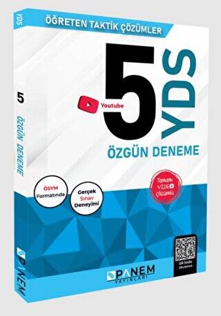 YDS Video Çözümlü Özgün 5 Deneme - 1