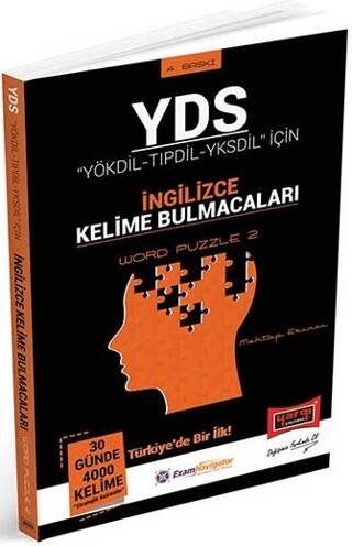 YDS YÖKDİL TIPDİL YKSDİL İçin İngilizce Kelime Bulmacaları Word Puzzle 2 - 1