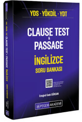 YDS YÖKDİL YDT Clause Test and Passage İngilizce Soru Bankası - Pegem Akademi Yayıncılık