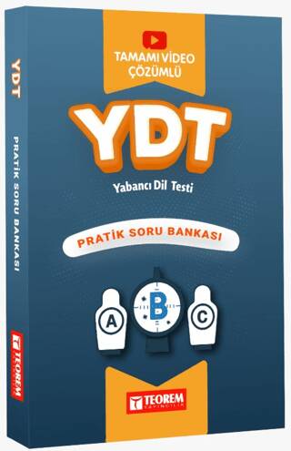 YDT Pratik Soru Bankası - Tamamı Video Çözümlü - 1