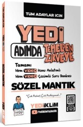 Yedi Adımda Temelden Zirveye Sözel Mantık Video Konu Anlatımlı Video Çözümlü Soru Bankası - 1