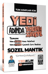 Yedi Adımda Temelden Zirveye Sözel Mantık Video Konu Anlatımlı Video Çözümlü Soru Bankası - 1