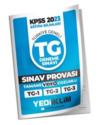 Yediiklim 2023 KPSS Eğitim Bilimleri Türkiye Geneli Sınav Provası Deneme 1-2-3 Tamamı Video Çözümlü - 1