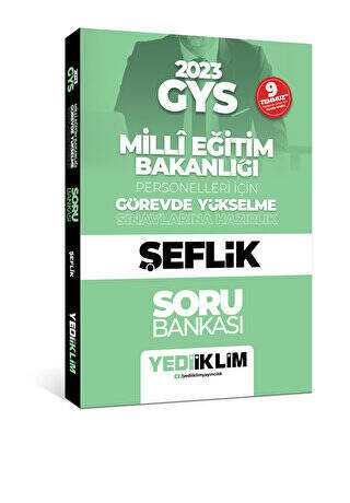 Yediiklim 2023 Milli Eğitim Bakanlığı Görevde Yükselme Sınavı Şeflik Soru Bankası - 1