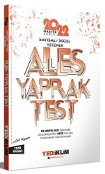 2022 Master Serisi ALES Sayısal-Sözel Yetenek Çek Kopart Yaprak Test - 1