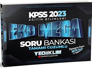 2023 KPSS Eğitim Bilimleri Eko Mega Tamamı Çözümlü Soru Bankası - 1