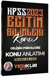 2023 KPSS Eğitim Bilimleri Gelişim Psikolojisi Konu Anlatımı Modüler Set İçerisindeki - 1