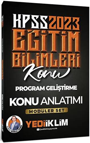 2023 KPSS Eğitim Bilimleri Program Geliştirme Konu Anlatımı Modüler Set İçerisindeki - 1