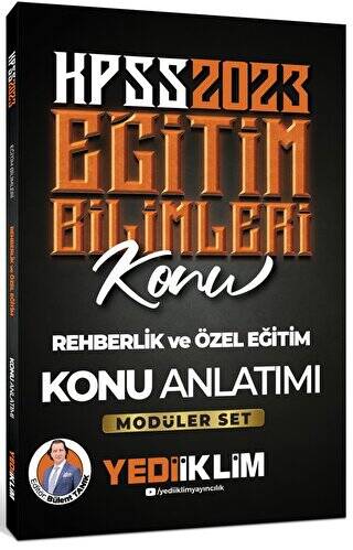 2023 KPSS Eğitim Bilimleri Rehberlik ve Özel Eğitim Konu Anlatımı Modüler Set İçerisindeki - 1
