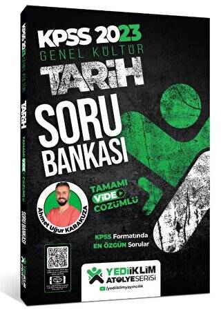 2023 KPSS Genel Kültür Atölye Serisi Tarih Tamamı Video Çözümlü Soru Bankası - 1