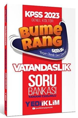 2023 KPSS Genel Kültür Bumerang Vatandaşlık Tamamı Çözümlü Soru Bankası - 1