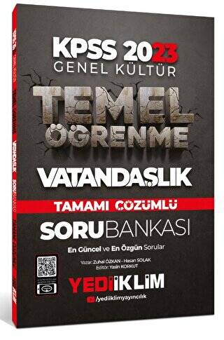 2023 KPSS Genel Kültür Temel Öğrenme Vatandaşlık Tamamı Çözümlü Soru Bankası - 1