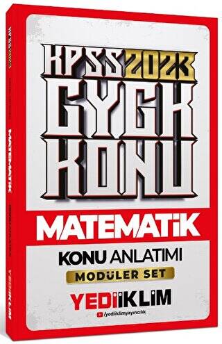 2023 KPSS Genel Yetenek Matematik Konu Anlatımı - 1
