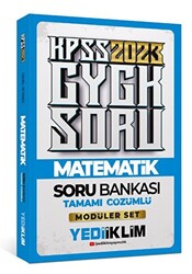 2023 KPSS Genel Yetenek Matematik Tamamı Çözümlü Soru Bankası Modüler Set İçerisindeki - 1