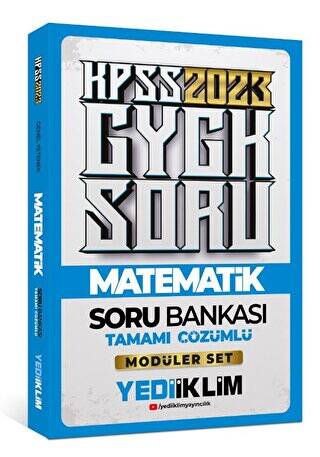 2023 KPSS Genel Yetenek Matematik Tamamı Çözümlü Soru Bankası Modüler Set İçerisindeki - 1