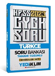 2023 KPSS Genel Yetenek Türkçe Tamamı Çözümlü Soru Bankası Modüler Set İçerisindeki - 1