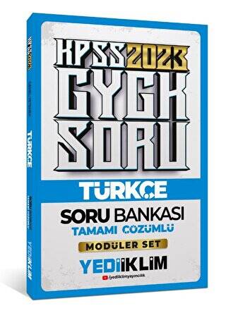 2023 KPSS Genel Yetenek Türkçe Tamamı Çözümlü Soru Bankası Modüler Set İçerisindeki - 1