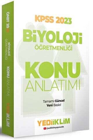 2023 ÖABT Biyoloji Öğretmenliği Konu Anlatımı - 1