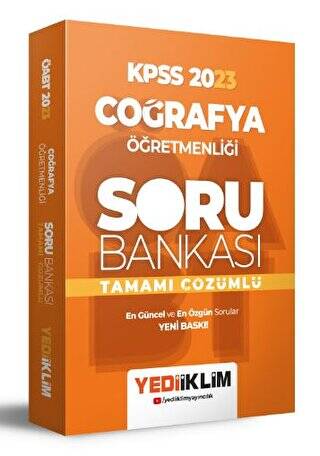 2023 ÖABT Coğrafya Öğretmenliği Tamamı Çözümlü Soru Bankası - 1