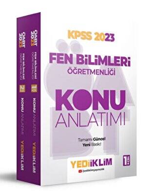 2023 ÖABT Fen Bilimleri Öğretmenliği Konu Anlatım Seti 2 Cilt - 1
