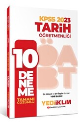 2023 ÖABT Tarih Öğretmenliği Tamamı Çözümlü 10 Deneme - 1