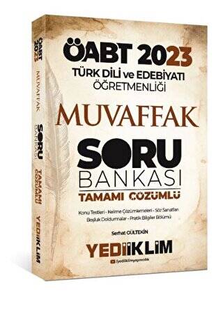 2023 ÖABT Türk Dili ve Edebiyatı Öğretmenliği Muvaffak Tamamı Çözümlü Soru Bankası - 1