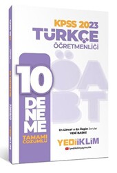 2023 ÖABT Türkçe Öğretmenliği Tamamı Çözümlü 10 Deneme - 1