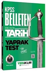 KPSS Genel Kültür Belleten Tarih Çek Kopart Yaprak Test - 1