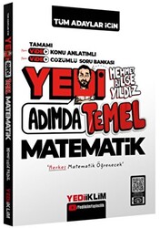 Yedi Adımda Temel Matematik Video Konu Anlatımlı Video Çözümlü Soru Bankası - 1