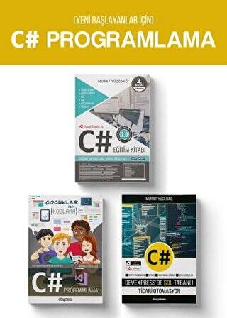 Yeni Başlayanlar için C# Programlama 3 Kitap Takım - 1