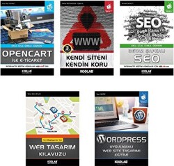 Yeni Başlayanlar İçin Kolay Web Programlama Seti 5 Kitap - Kodlab Yayın Dağıtım