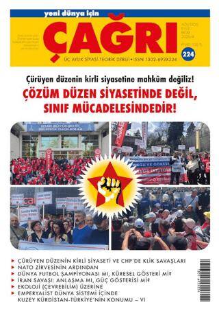 Yeni Dünya İçin Çağrı Dergisi Sayı: 224 Ağustos, Eylül, Ekim 2026 - 1