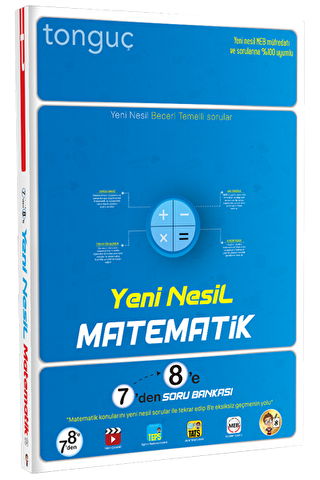 Yeni Nesil Matematik 7`den 8`e Soru Bankası - 2022 - 1