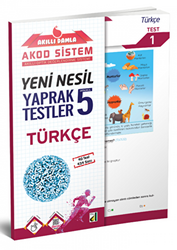 Yeni Nesil Türkçe Yaprak Testler 5. Sınıf - 1