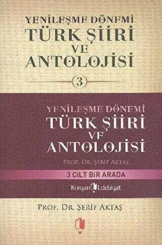 Yenileşme Dönemi Türk Şiiri ve Antolojisi 3 Kitap Takım - 1