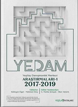 Yeşilay Danışmanlık Merkezi Araştırmaları Kitabı 1 - 2017 2019 - 1