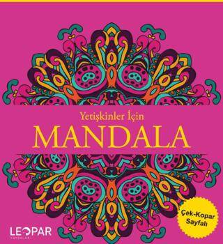 Yetişkinler İçin Mandala-Pembe - 1