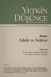 Yetkin Düşünce Dergisi Yıl: 1 Sayı: 2 Nisan, Mayıs, Haziran 2018 - 1