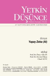 Yetkin Düşünce Dergisi Yıl: 9 Sayı 35 - Temmuz, Ağustos, Eylül 2026 - Yetkin Düşünce Dergisi