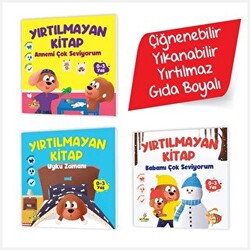 Yırtılmayan Kitap Serisi - Ceviz Çiğnenebilir, Yıkanabilir, Yırtılmaz, Gıda Boyalı - Yükselen Zeka Yayınları